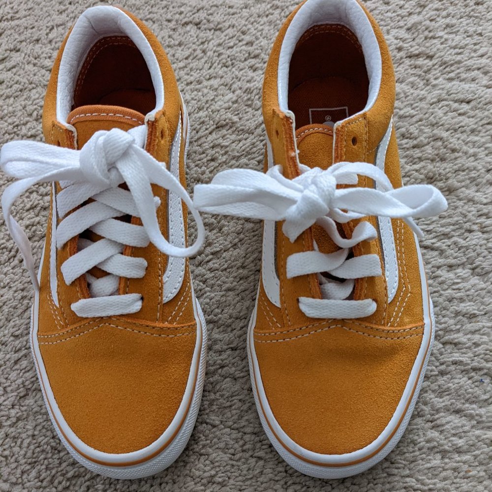 Size 13 Kid Yellow Suede Low-top Vans